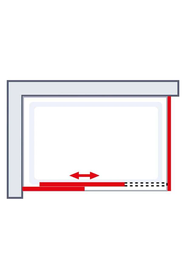 Schulte Toura Schiebetür Rollen Unten Inkl. Seitenwand 8 Mm Express Plus Black Style 4 Schulte Toura Schiebetür Rollen Unten Inkl. Seitenwand 8 Mm Express Plus Black Style – Bild 4