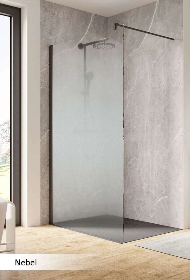 Schulte Garant 2.0 Duschwand Walk In Mit Stabilisationsbügel Black Style 9 Schulte Garant 2.0 Duschwand Walk In Mit Stabilisationsbügel Black Style – Bild 9