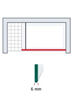 Schulte Garant 2.0 Duschwand Walk In Mit Ablage Black Style -Schulte 18529 2