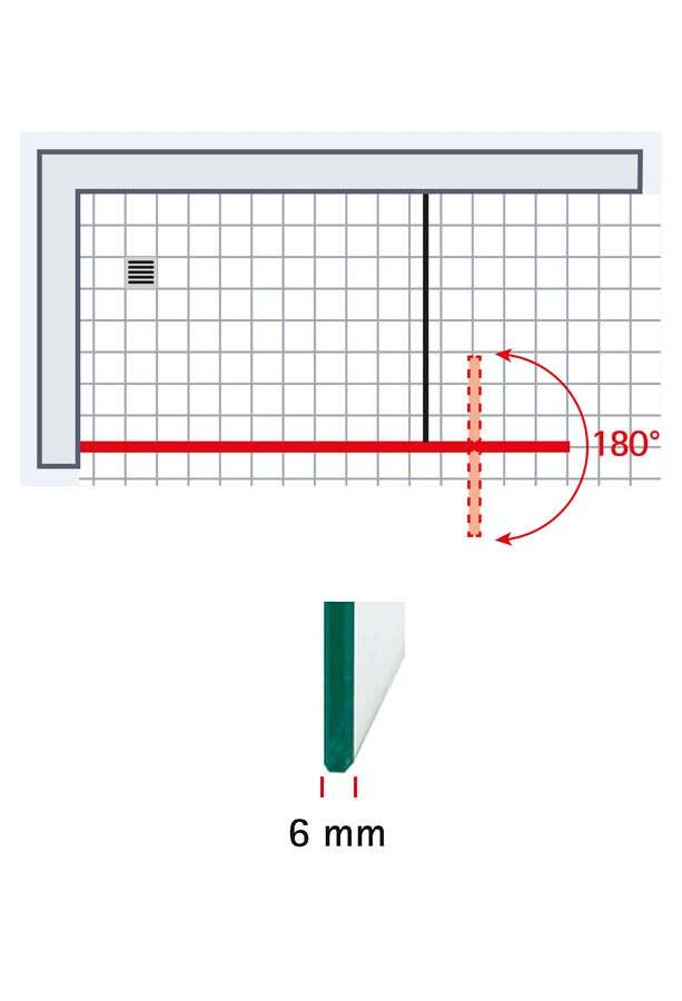Schulte Garant 2.0 Duschwand Walk In Mit Beweglichem Element 2 Schulte Garant 2.0 Duschwand Walk In Mit Beweglichem Element – Bild 2