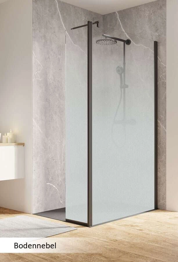 Schulte Garant 2.0 Duschwand Walk In Mit Beweglichem Element Black Style 10 Schulte Garant 2.0 Duschwand Walk In Mit Beweglichem Element Black Style – Bild 10
