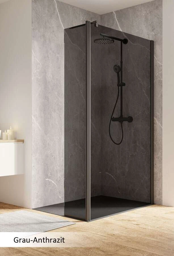 Schulte Garant 2.0 Duschwand Walk In Mit Beweglichem Element Black Style 3 Schulte Garant 2.0 Duschwand Walk In Mit Beweglichem Element Black Style – Bild 3