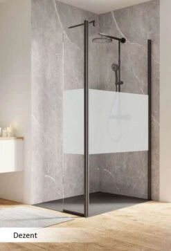 Schulte Garant 2.0 Duschwand Walk In Mit Beweglichem Element Black Style 16 Schulte Garant 2.0 Duschwand Walk In Mit Beweglichem Element Black Style -Schulte 18531 9