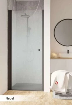 Schulte Garant 2.0 Drehtür In Nische Black Style -Schulte 18535 11