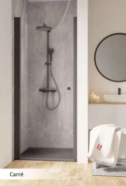 Schulte Garant 2.0 Drehtür In Nische Durchpendelbar Black Style -Schulte 18556 7