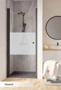 Schulte Garant 2.0 Drehtür In Nische Durchpendelbar Black Style -Schulte 18556 9