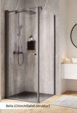 Schulte Garant 2.0 Drehtür Mit Gleichhoher Seitenwand Black Style -Schulte 18558 4