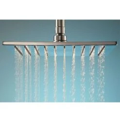 Schulte Classic Plus Kopfbrause Eckig 300 Mm Messing Verchromt Flach -Schulte 1859 5