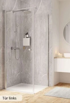 Schulte Garant 2.0 Drehtür Durchpendelbar Mit Gleichhoher Seitenwand