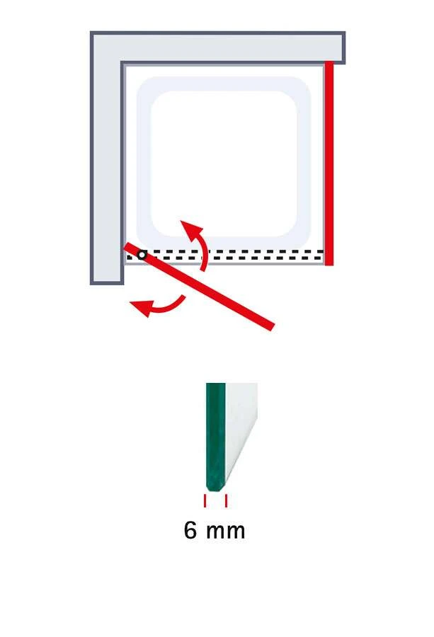 Schulte Garant 2.0 Drehtür Durchpendelbar Mit Gleichhoher Seitenwand Black Style 3 Schulte Garant 2.0 Drehtür Durchpendelbar Mit Gleichhoher Seitenwand Black Style – Bild 3