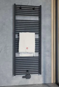 Schulte Turbo Mittelanschluss Mattschwarz -Schulte 18639 6