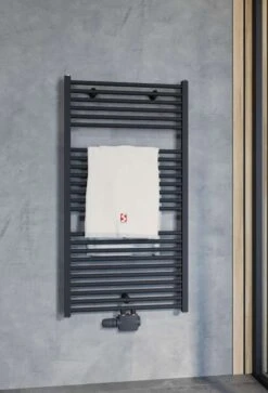 Schulte Turbo Mittelanschluss Mattschwarz -Schulte 18639 7