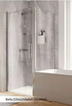 Schulte Garant 2.0 Drehtür Mit Verkürzter Seitenwand Auf Badewanne -Schulte 18923 2