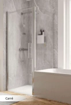 Schulte Garant 2.0 Drehtür Mit Verkürzter Seitenwand Auf Badewanne -Schulte 18923 5