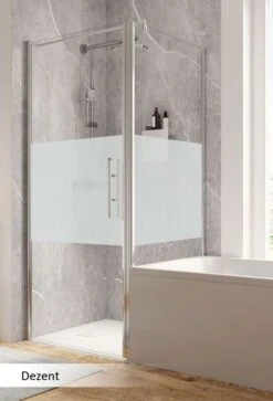 Schulte Garant 2.0 Drehtür Mit Verkürzter Seitenwand Auf Badewanne -Schulte 18923 7