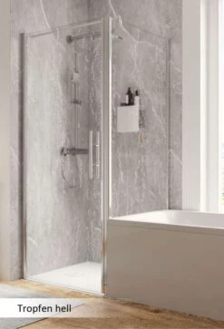 Schulte Garant 2.0 Drehtür Mit Verkürzter Seitenwand Auf Badewanne -Schulte 18923 8