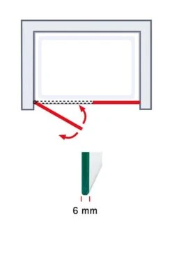 Schulte Garant 2.0 Drehtür Mit Nebenteil In Nische -Schulte 18927 2