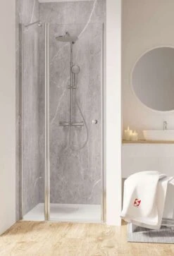 Schulte Garant 2.0 Drehtür An Nebenteil In Nische