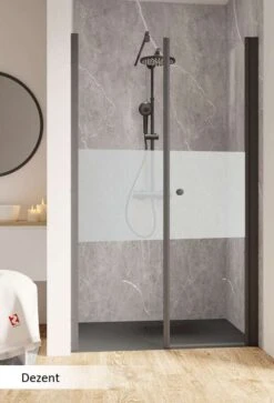 Schulte Garant 2.0 Drehtür Mit Nebenteil In Nische Black Style -Schulte 18929 5