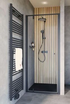 Schulte Trend 2.0 Drehtür In Nische Black Style