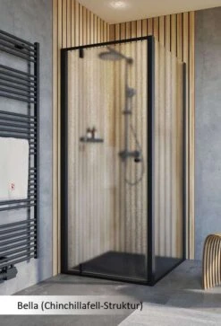 Schulte Trend 2.0 Drehtür Inklusive Seitenwand Black Style -Schulte 19208 4