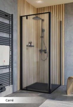 Schulte Trend 2.0 Drehtür Inklusive Seitenwand Black Style -Schulte 19208 5