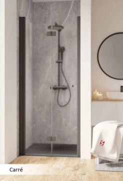 Schulte Garant 2.0 Drehfalttür In Nische Black Style -Schulte 19215 3