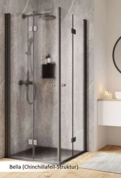 Schulte Garant 2.0 Drehfalttür Als Eckeinstieg Black Style -Schulte 19303 4