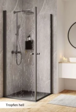 Schulte Garant 2.0 Eckeinstieg 2-teilig Black Style -Schulte 19304 6