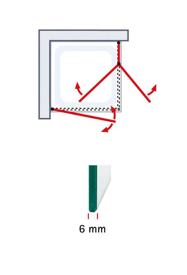 Schulte Garant 2.0 Eckeinstieg Kombination 3-teilig 3 Schulte Garant 2.0 Eckeinstieg Kombination 3-teilig – Bild 3