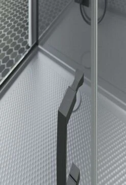 Schulte Komplettduschkabine Black Bali Mit Schiebetür 850 X 1150 Mm, Höhe 2150 Mm -Schulte 19321 8