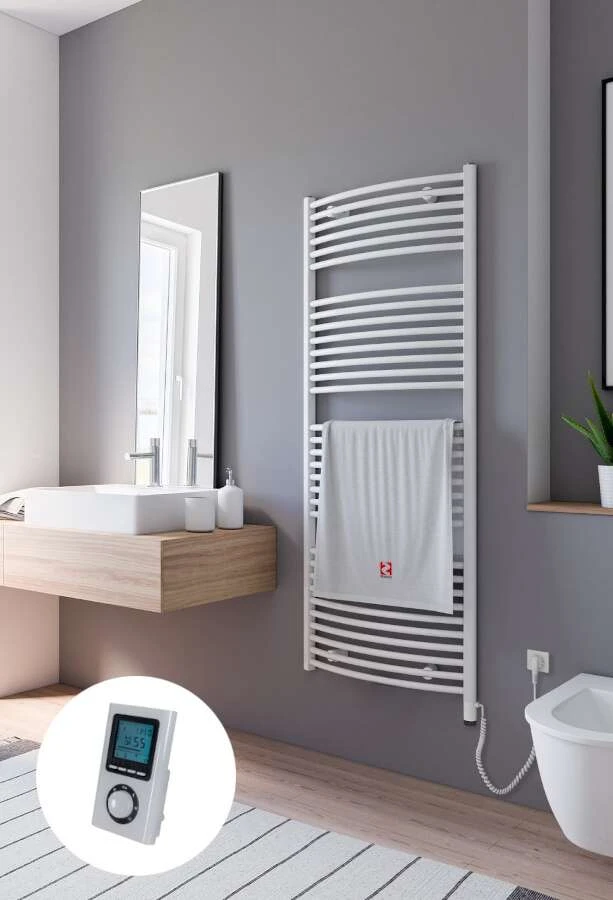 Schulte Badheizkörper Europa Steckerfertig, Heizstab 5, Version Rechts 1 Schulte Badheizkörper Europa Steckerfertig, Heizstab 5, Version Rechts