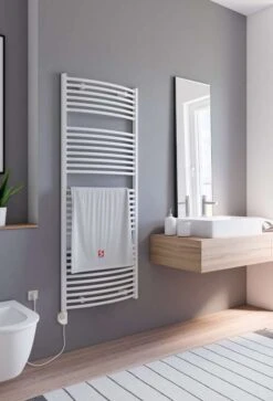 Schulte Badheizkörper Europa Steckerfertig, Heizstab 3, Version Links