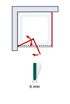 Schulte Garant 2.0 Drehfalttür Inklusive Seitenwand Black Style -Schulte 19804 8