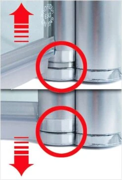 Schulte Garant Eckeinstieg Kombination Aus Delta Lux II Und Drehfalttür -Schulte 19821 3