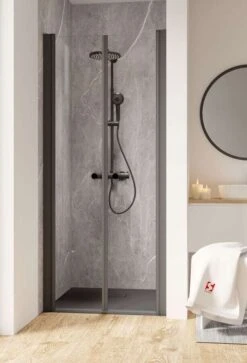 Schulte Garant 2.0 Pendeltür In Nische Express Plus Black Style