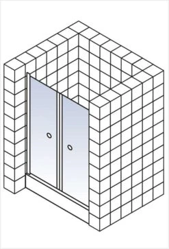 Schulte Garant 2.0 Pendeltür In Nische Express Plus Black Style -Schulte 20061 3