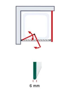Schulte Garant 2.0 Drehfalttür Inklusive Seitenwand Express Plus -Schulte 20073 8
