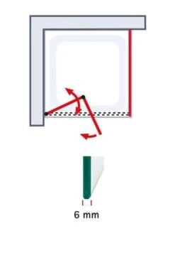 Schulte Garant 2.0 Drehfalttür Inklusive Seitenwand Express Plus Black Style -Schulte 20074 8