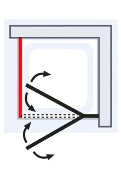 Schulte Toura Drehtür Pendelbar Inklusive Verkürzte Seitenwand 8 Mm Black Style 5 Schulte Toura Drehtür Pendelbar Inklusive Verkürzte Seitenwand 8 Mm Black Style -Schulte 20461 4