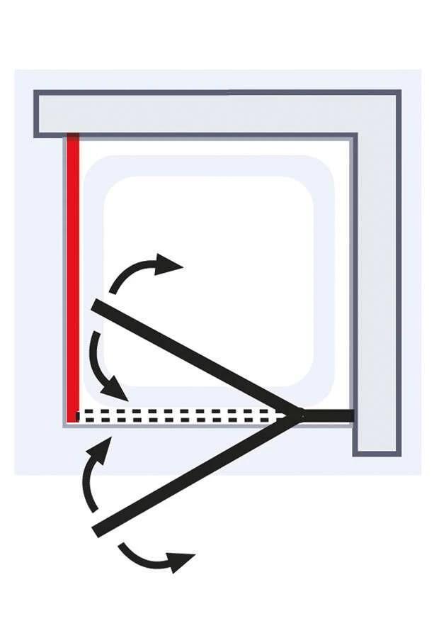 Schulte Toura Drehtür Pendelbar Inklusive Verkürzte Seitenwand 8 Mm Black Style 3 Schulte Toura Drehtür Pendelbar Inklusive Verkürzte Seitenwand 8 Mm Black Style – Bild 3