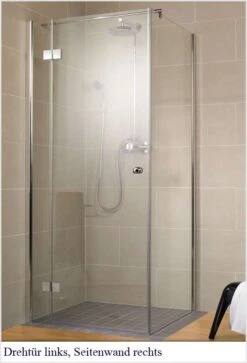 Schulte MasterClass Drehtür An Nebenteil Inklusive Seitenwand Barrierefrei Express Plus