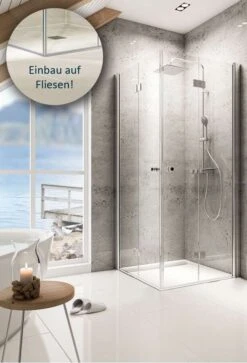 Schulte Garant 2.0 Drehfalttür Als Eckeinstieg Barrierefrei Express Plus -Schulte 2550 5