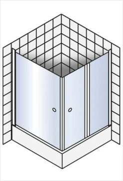 Schulte Garant Eckeinstieg Kombination Aus Delta / Delta Lux II 3-teilig -Schulte 286 4