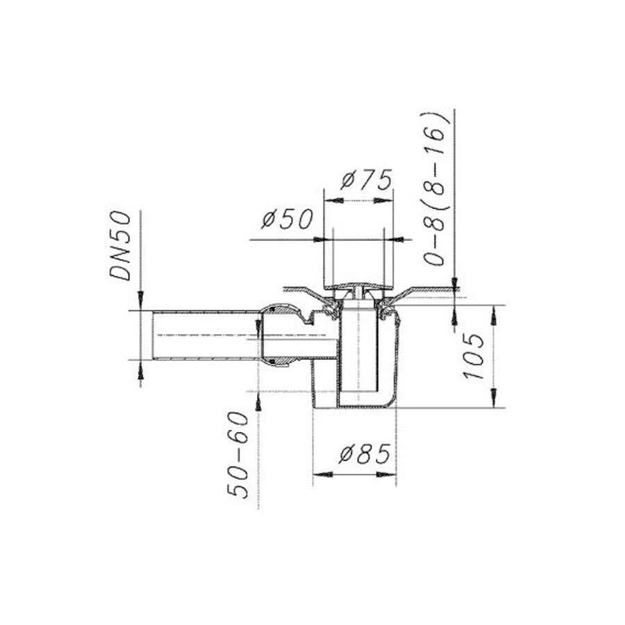 Schulte Duschwanne F Classic Für Radius 550 Mit Schürze 4 Schulte Duschwanne F Classic Für Radius 550 Mit Schürze – Bild 4