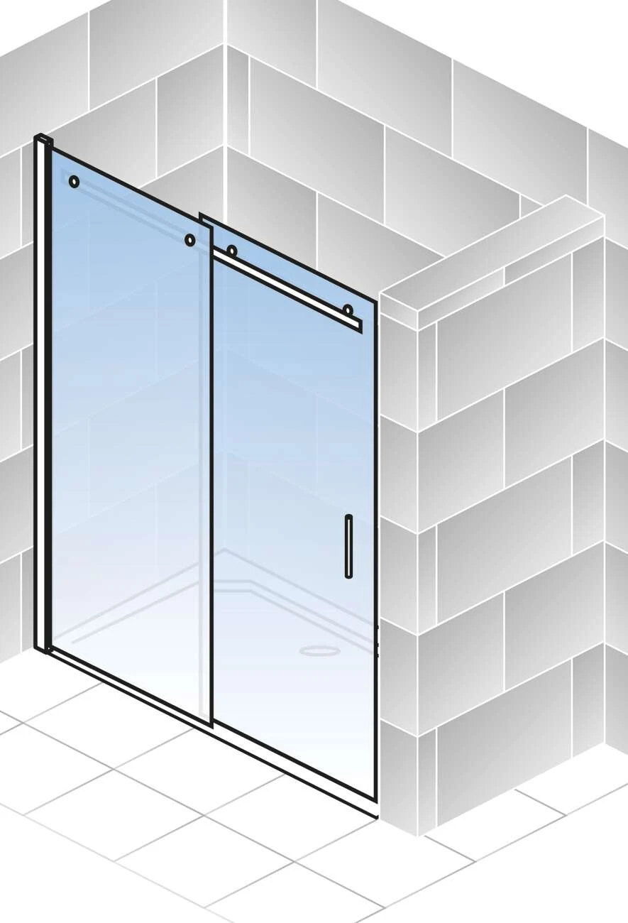 Schulte Alexa Style 2.0 Schiebetür-Gleittür In Nische 2 Schulte Alexa Style 2.0 Schiebetür-Gleittür In Nische – Bild 2