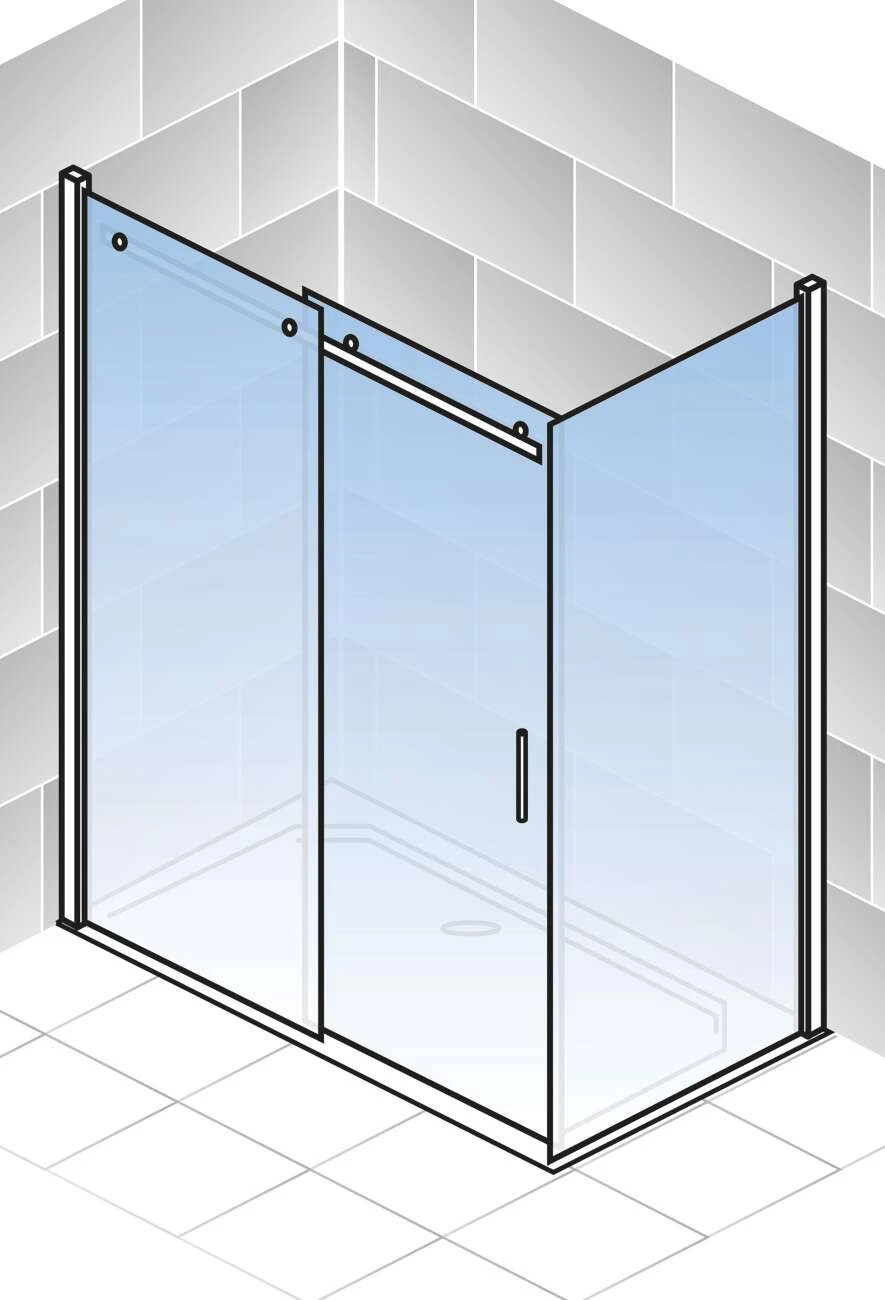 Schulte Alexa Style 2.0 Schiebetür-Gleittür Inklusive Seitenwand 2 Schulte Alexa Style 2.0 Schiebetür-Gleittür Inklusive Seitenwand – Bild 2