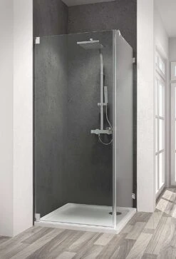 Schulte Davita Pendeltür 1-teilig Inklusive Seitenwand 8 Mm