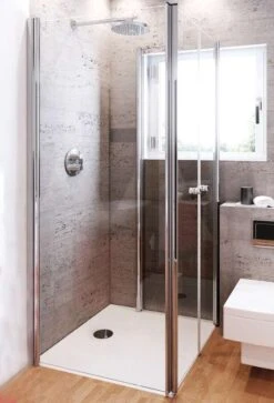 Schulte Garant Als U-Kabine Mit Drehfalttür Für Fensterlösung