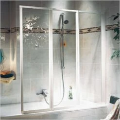 Duschmeister 301 Badewannenaufsatz 3-teilig